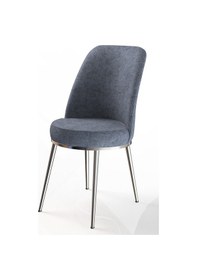 Resim Canisa Concept Dexa Serisi Sandalye Füme Renk-parlak Krom Ayaklı 1.sınıf Mutfak Sandalyesi Silinebilir Kumaş Füme 