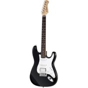 Resim Donner DST-100B Elektro Gitar (Siyah) 