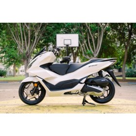 Resim HONDA PCX Motosiklet Çocuk Koltuğu, Siyah Deri, Kolsuz, 4-8 Yaş Arası, HEDİYELİ 