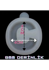 Resim Harf Kalıbı / Noktalı Harf / Türkçe Karakter Silikon Kalıp C 