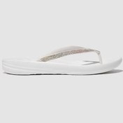 Resim Fitflop Iqushıon Sparkle R08 Beyaz Kadın Parmak Arası Terlik Beyaz 
