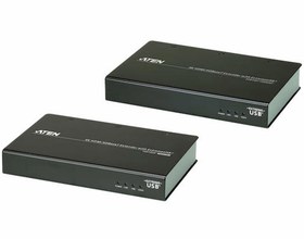 Resim Aten VE813A 100 Mt HDMI to CAT HDBaseT 4K Extreme USB Alıcı Verici HDMI Sinyal Uzatma Cihazı 