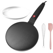 Resim Eckooing Yapışmaz Kaplama Elektrikli Krep Tavası Ab Fişi (Yurt Dışından) 