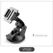 Resim Vp520-vamson Go Pro 8 9 Aksesuarları 7 Cm Araç Tutucu Cam Vantuz Gopro Hero 10 9 8 7 6 5 4 Sjcam İçin Yi 4 K Vp520 