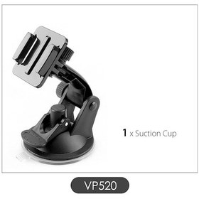 Resim Vp520-vamson Go Pro 8 9 Aksesuarları 7 Cm Araç Tutucu Cam Vantuz Gopro Hero 10 9 8 7 6 5 4 Sjcam İçin Yi 4 K Vp520 