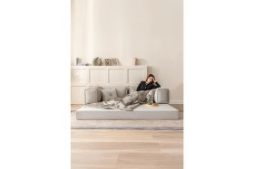 Resim Legom 2 Kişilik Yorganlı Aktivite Koltuk & Açılabilir Yatak & Çok Amaçlı Modern Sünger Koltuk 