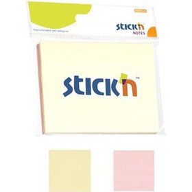 Resim Hopax Stıckn Yapışkanlı Not Kağıdı 100 Yp 76x102 2 Pastel Renk 21094 