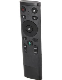 Resim Vkemall 2.4g Rf Kablosuz Sesli Kumanda, 6 Eksenli Jiroskoplu Hava Fare, Tv Kutusu/pc/smart Tv/projektör İçin Uyumlu Pil Dahil Değil 