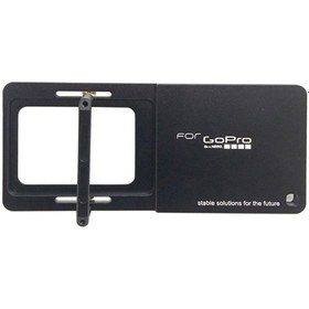 Resim Cbtx Gopro Hero Uyumlu Tuyu 8/7/6/5/4/djı Osmo Mobile 2/zhiyun Q Anahtar Plaka Kamerası Kolay Dönüşüm Plakası - Siyah 