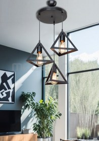 Resim Allians Modern 3'lü Avişe Siyah Laleli Çok Amaçlı Oturma ve Yatak Odası Seti 