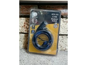 Resim Renk Yapı Rüyası Bisiklet Kiliti, Çelik Halat Kilit, Sağlam Gövde, Extra Güvenlik 