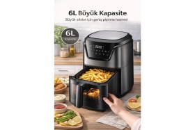 Resim Özbience Hıkıng Serisi HAF-502 Airfryer, Sağlıklı ve Pratik Yemekler Için Ideal 
