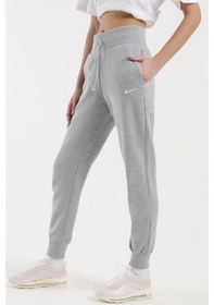 Resim Nike Sportswear Phoenix Polar Kadın Yüksek Bel Eşofman Altı Gri 