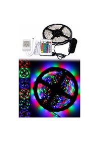Resim 5 Metre Rgb Şerit Led Seti-iç Ve Dış Mekan Silikonlu-tak Çalıştır 