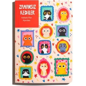 Resim Melimelek Kediler Zamansız Ajanda 2 Tb-022 Çok Renkli 