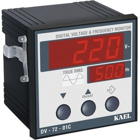 Resim Kael Dv 72 01C Voltmetre Gerilim ve Frekans Koruma Cihazı 