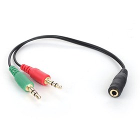 Resim Dark DK-CB-AUC02 2 x 3.5mm to 3.5mm Erkek-Dişi Stereo Y Kablo 
