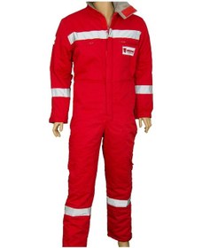 Resim Formteks İşçi Tulumu Kışlık Kapitoneli Turuncu 