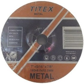 Resim Tıtex Metal Taşlama Taşı 180x8.0x22.2 MM 5 Adet 