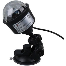 Resim Ledx Al-kx-6889 Projeksiyon Atmosferli Usbli 4 Watt Şarjlı Sihirli Rgb Led Disko Topu Siyah 