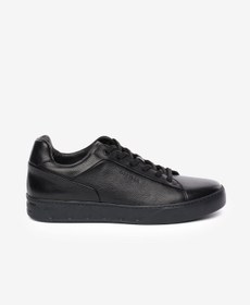 Resim Greyder Siyah Hakiki Deri Sneaker Ayakkabı 5K1SA13293 | Unisex 