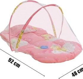 Resim Katlanabilir Bebek Cibinlik Sineklik Seti, 92 cm - Pembe 