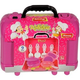 Resim Ern-820 Heroes Toys Mutfak Seti 