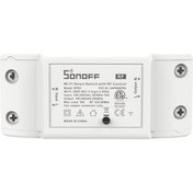 Resim Moveevo Sonoff Rf Akıllı Anahtar Beyaz - Wifi Ve 433mhz Rf İle Uzaktan Kontrol, Zamanlama Fonksiyonu, Google Home Ve Ifttt Uyumlu 