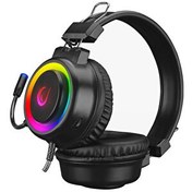 Resim Rampage SN-R10 Alquist 3.5mm RGB Mikrofonlu Siyah Oyuncu Kulaklığı 