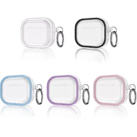Resim Movenchy Airpods Pro 2 (2.nesil) Shiny Şeffaf Kılıf - Beyaz Nemere 