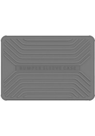 Resim Laptop Çantası Bilgisayar Çantası 13 İnç Apple Uyumlu MacBook Air Pro Çanta Kılıf Type-c Girişli 2016 Sonrası Wiwu Gri 