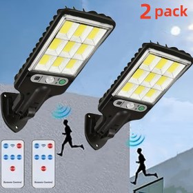 Resim 4 adet Güneş Hareket Sensörlü Işık, 108LED Dış Mekan Güvenlik Aydınlatması, Duvara Monte Olur, Şafakdan Şafağa Aktivasyon, Ön Kapı, Veranda, Bahçe, Garaj için - Plastik Şeffaf, Lityum Pil ile Güneş Enerjili, Hareket Aktive Edilen Aydınlatma | Şık Dış Mekan Aydınlatması | Dayanıklı Kasa, Güneş Işığı 