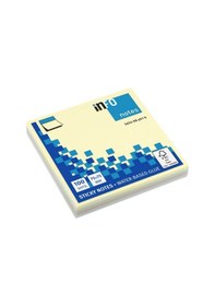 Resim İnfo Notes 75x75 Mm Sarı Yapışkanlı Notluk 100 Syf Çok Renkli 