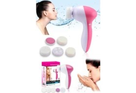Resim Ttt 5 In 1 Pilli Yüz Temizleme,masaj ve Peeling Fırça Seti 