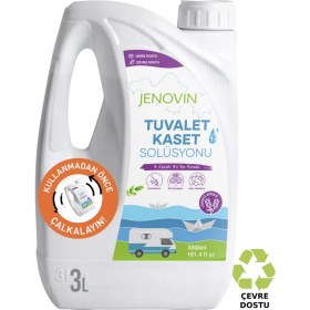 Resim Jenovin Karavan Tekne Yat Tuvalet Wc Kaset Atık kimyasalı Lavanta Kokulu 3 L 