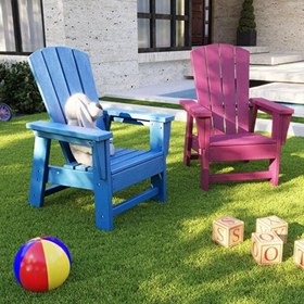 Resim Pino Çocuk Adirondack Sandalye-Mavi 