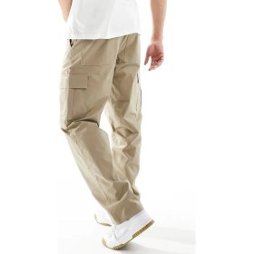 Resim Nike Club Chino Woven Trousers Canvas Cargo Pant Dokuma Canvas Kargo Cepli Pantalon Bej 