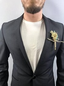 Resim Mavi Pamuk Otlu Damat Yaka Çiçeği 10 Adet 