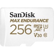 Resim SanDisk Max Endurance 256GB 100/40MB/s microSDXC C10 V30 Adaptörlü Hafıza Kartı SDSQQVR-256G-GN6IA Sandisk