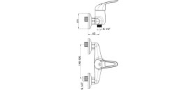 Resim Gpd Duş Bataryası Adrio MDB120 