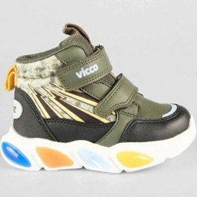 Resim Vicco David Erkek Çocuk Işıklı Bot Haki 