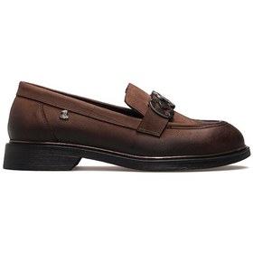 Resim Venüs Kadın Hakiki Deri Loafer Günlük Ayakkabı 25k 2550402k Z Vizon Nubuk Vizon Nubuk 