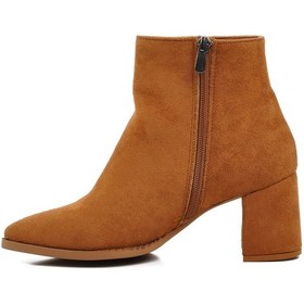 Resim Aspor Taba Süet Kadın Topuklu Bot Çok Renkli 