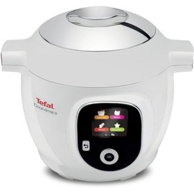 Resim TEFAL Cook4me Akıllı Çoklu Pişirici, Multicooker, Yüksek Basınçlı Pişirici, 150 Tarif, Cy851130 