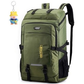 Resim Silkroadselect Runxi Life Hall Büyük Kapasiteli Sırt Çantası Erkek Seyahat Çantası Açık Dağcılık Çantası Kadın Dışarı Bagaj Çantası Spor Okul Çantası Edıl9o Haki 