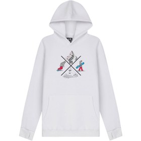 Resim ZERO ONE FIVE UNISEX SWEATSHIRT HDUO85CWHBL Beyaz 