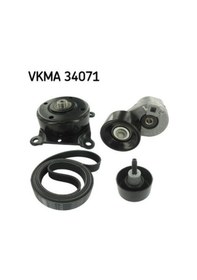 Resim Skf Vkma 34071 Alternator V Kayıs Gergı Setı Gerı+fan Rulmanı+v Kayısı+ Rulmanı Komple Transıt V184 2.4tdcı 01 06 V347 