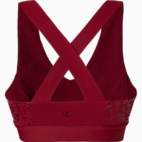 Resim Hug The Moon Bordo Kadın Spor Bra XS 