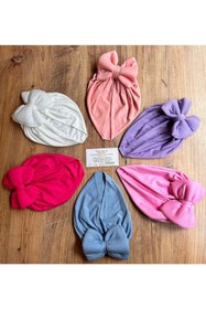 Resim UmBaby 6/18 Penye Kız Bebek Bone Bandana 6 Renk 