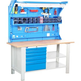 Resim Star Çelik Atölye Çalışma Tezgahı (1600 x 720 x 830-930/1844 mm) 